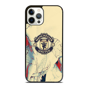 RED DEVILS MANCHESTER UNITED FC LOGO iPhone 12 Pro Case Cover
