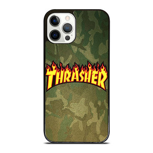 THRASHER CAMO SKATEBOARD MAGAZINE iPhone 12 Pro Case Cover