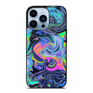 BLUE LIQUID CHROME iPhone 13 Pro Max Case Cover