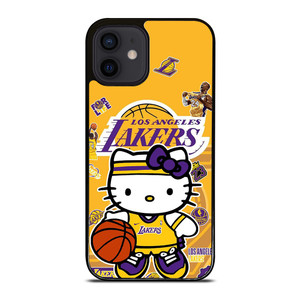 HELLO KITTY LA LAKERS KOBE BRYANT iPhone 12 Mini Case Cover