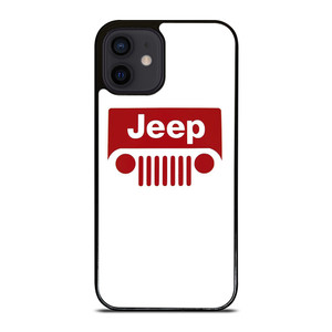 JEEP CAR LOGO RED iPhone 12 Mini Case Cover JEEP CAR LOGO RED iPhone 12 Mini Case Cover