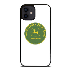 JOHN DEERE TRACTOR LOGO RUNS LIKE A DEER iPhone 12 Mini Case Cover JOHN DEERE TRACTOR LOGO RUNS LIKE A DEER iPhone 12 Mini Case Cover