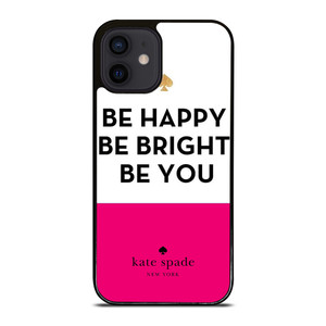 KATE SPADE NEW YORK BE HAPPY iPhone 12 Mini Case Cover KATE SPADE NEW YORK BE HAPPY iPhone 12 Mini Case Cover