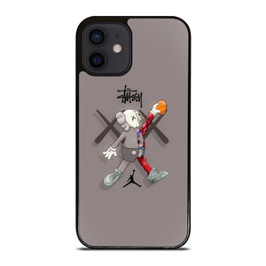 KAWS AIR JORDAN STUSSY iPhone 12 Mini Case Cover