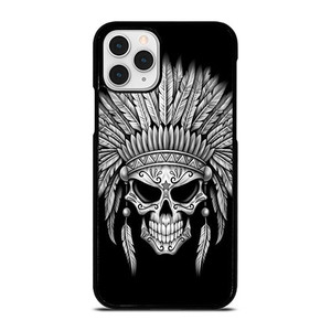 INDIAN FEATHER SKULL iPhone 11 Pro Case Cover