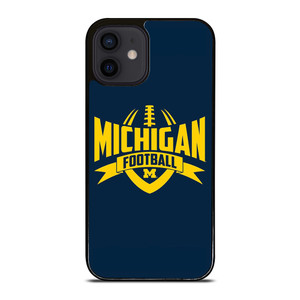 MICHIGAN WOLVERINES LOGO UNIVERSITY FOOTBALL ICON iPhone 12 Mini Case Cover