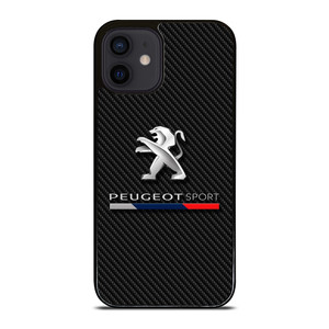 PEUGEOT SPORT CAR CARBON LOGO iPhone 12 Mini Case Cover
