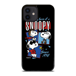 SNOOPY FACES THE PEANUTS CARTOON iPhone 12 Mini Case Cover SNOOPY FACES THE PEANUTS CARTOON iPhone 12 Mini Case Cover