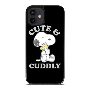 SNOOPY THE PEANUTS CUTE AND CUDDLY iPhone 12 Mini Case Cover
