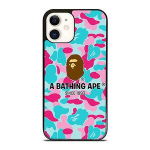 BAPE A BATHING APE CAMO iPhone 12 Case Cover BAPE A BATHING APE CAMO iPhone 12 Case Cover