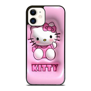 CUTE PINK HELLO KITTY iPhone 12 Case Cover