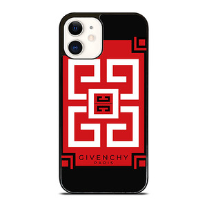 GIVENCHY PARIS RED LOGO iPhone 12 Case Cover