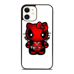 HELLO KITTY DEADPOOL MARVEL iPhone 12 Case Cover
