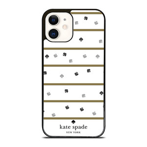 KATE SPADE NEW YORK LOGO ICONS iPhone 12 Case Cover KATE SPADE NEW YORK LOGO ICONS iPhone 12 Case Cover