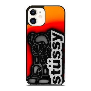 KAWS STUSSY iPhone 12 Case Cover KAWS STUSSY iPhone 12 Case Cover