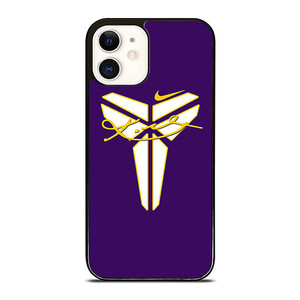KOBE BRYANT BLACK MAMBA SIGNATURE NIKE iPhone 12 Case Cover