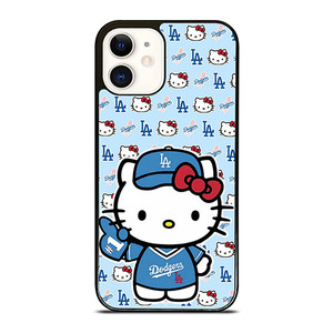LA DODGERS HELLO KITTY iPhone 12 Case Cover