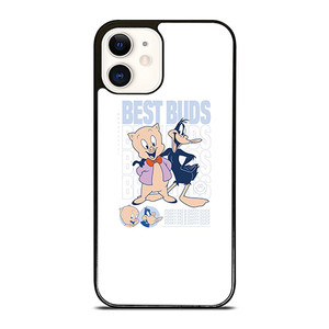 PORKY PIG AND DAFFY DUCKS BEST BUDS iPhone 12 Case Cover PORKY PIG AND DAFFY DUCKS BEST BUDS iPhone 12 Case Cover