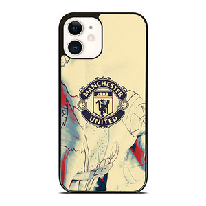 RED DEVILS MANCHESTER UNITED FC LOGO iPhone 12 Case Cover