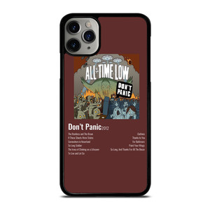 ALL TIME LOW DON'T PANIC 2012 iPhone 11 Pro Max Case Cover