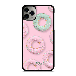 COACH NEW YORK LOGO DONUTS ICON iPhone 11 Pro Max Case Cover