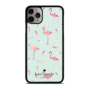 KATE SPADE NEW YORK LOGO FLAMINGOS iPhone 11 Pro Max Case Cover