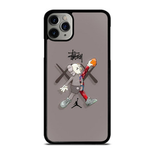 KAWS AIR JORDAN STUSSY iPhone 11 Pro Max Case Cover