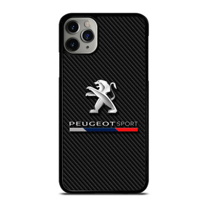 PEUGEOT SPORT CAR CARBON LOGO iPhone 11 Pro Max Case Cover