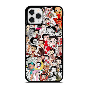 BETTY BOOP CARTOON COLLAGE.jpg iPhone 11 Pro Case Cover