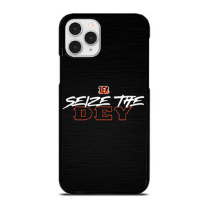 CINCINNATI BENGALS LOGO FOOTBALL TEAM SEIZE THE DEY.jpg iPhone 11 Pro Case Cover