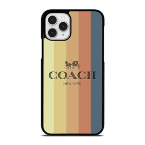 COACH NEW YORK LOGO STRIPES.jpg iPhone 11 Pro Case Cover