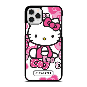 HELLO KITTY COACH NEW YORK PINK.jpg iPhone 11 Pro Case Cover