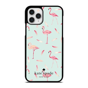 KATE SPADE NEW YORK LOGO FLAMINGOS.jpg iPhone 11 Pro Case Cover