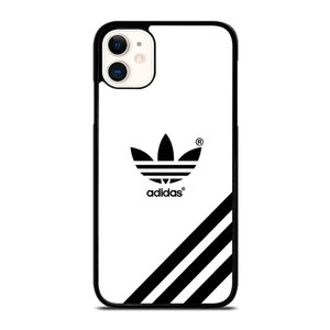 ADIDAS LOGO WHITE CLASSIC STRIPES iPhone 11 Case Cover ADIDAS LOGO WHITE CLASSIC STRIPES iPhone 11 Case Cover