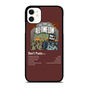 ALL TIME LOW DON'T PANIC 2012 iPhone 11 Case Cover