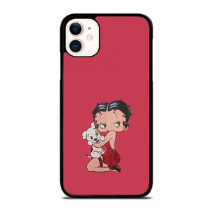 BETTY BOOP AND PUDGY CARTOON iPhone 11 Case Cover