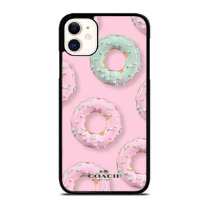 COACH NEW YORK LOGO DONUTS ICON iPhone 11 Case Cover