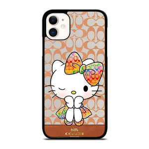 COACH NEW YORK LOGO HELLO KITTY iPhone 11 Case Cover