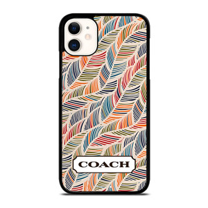 COACH NEW YORK LOGO MONOGRAM SEAMLESS PATTERN iPhone 11 Case Cover