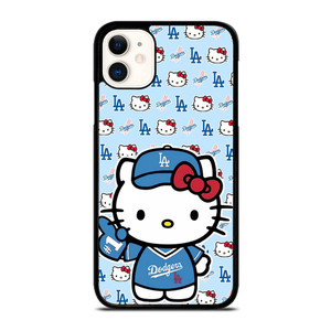 HELLO KITTY LA DODGERS LOS ANGELES BASEBALL iPhone 11 Case Cover HELLO KITTY LA DODGERS LOS ANGELES BASEBALL iPhone 11 Case Cover