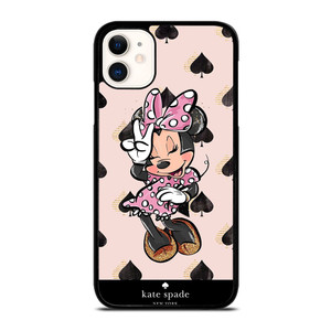 KATE SPADE NEW YORK LOGO MINNIE MOUSE DISNEY iPhone 11 Case Cover