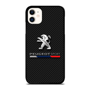 PEUGEOT SPORT CAR CARBON LOGO iPhone 11 Case Cover