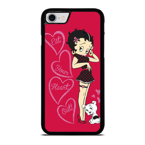 BETTY BOOP EAT YOUR HEART iPhone SE 2022 Case Cover BETTY BOOP EAT YOUR HEART iPhone SE 2022 Case Cover
