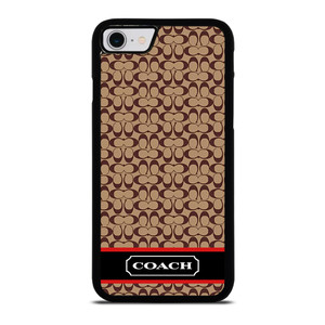 COACH NEW YORK BROWNLOGO PATTERN iPhone SE 2022 Case Cover COACH NEW YORK BROWNLOGO PATTERN iPhone SE 2022 Case Cover