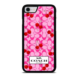 COACH NEW YORK LOGO CHERRY ICON iPhone SE 2022 Case Cover COACH NEW YORK LOGO CHERRY ICON iPhone SE 2022 Case Cover