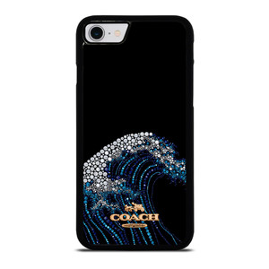 COACH NEW YORK LOGO DIAMOND WAVE iPhone SE 2022 Case Cover COACH NEW YORK LOGO DIAMOND WAVE iPhone SE 2022 Case Cover