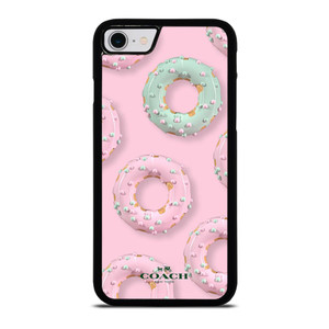 COACH NEW YORK LOGO DONUTS ICON iPhone SE 2022 Case Cover COACH NEW YORK LOGO DONUTS ICON iPhone SE 2022 Case Cover