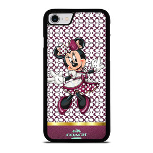 COACH NEW YORK LOGO MINNIE MOUSE DISNEY iPhone SE 2022 Case Cover COACH NEW YORK LOGO MINNIE MOUSE DISNEY iPhone SE 2022 Case Cover