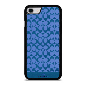 COACH NEW YORK LOGO PATTERN BLUE EMBLEM iPhone SE 2022 Case Cover COACH NEW YORK LOGO PATTERN BLUE EMBLEM iPhone SE 2022 Case Cover