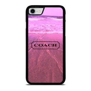 COACH NEW YORK LOGO PINK BEACH iPhone SE 2022 Case Cover